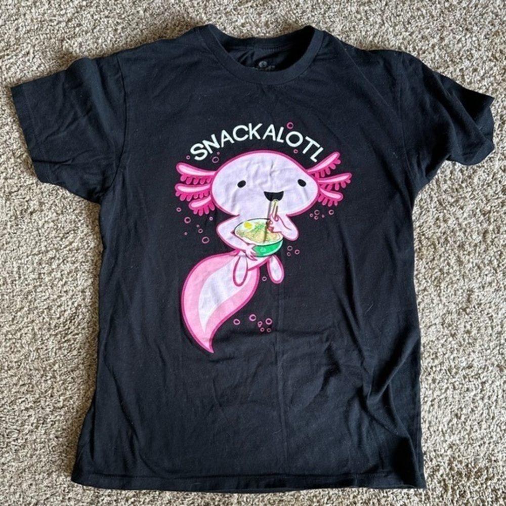 Goodie two sleeve  Axolotl tshirt size small bs